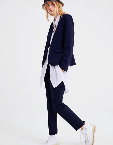 Indigo With Zip Dress